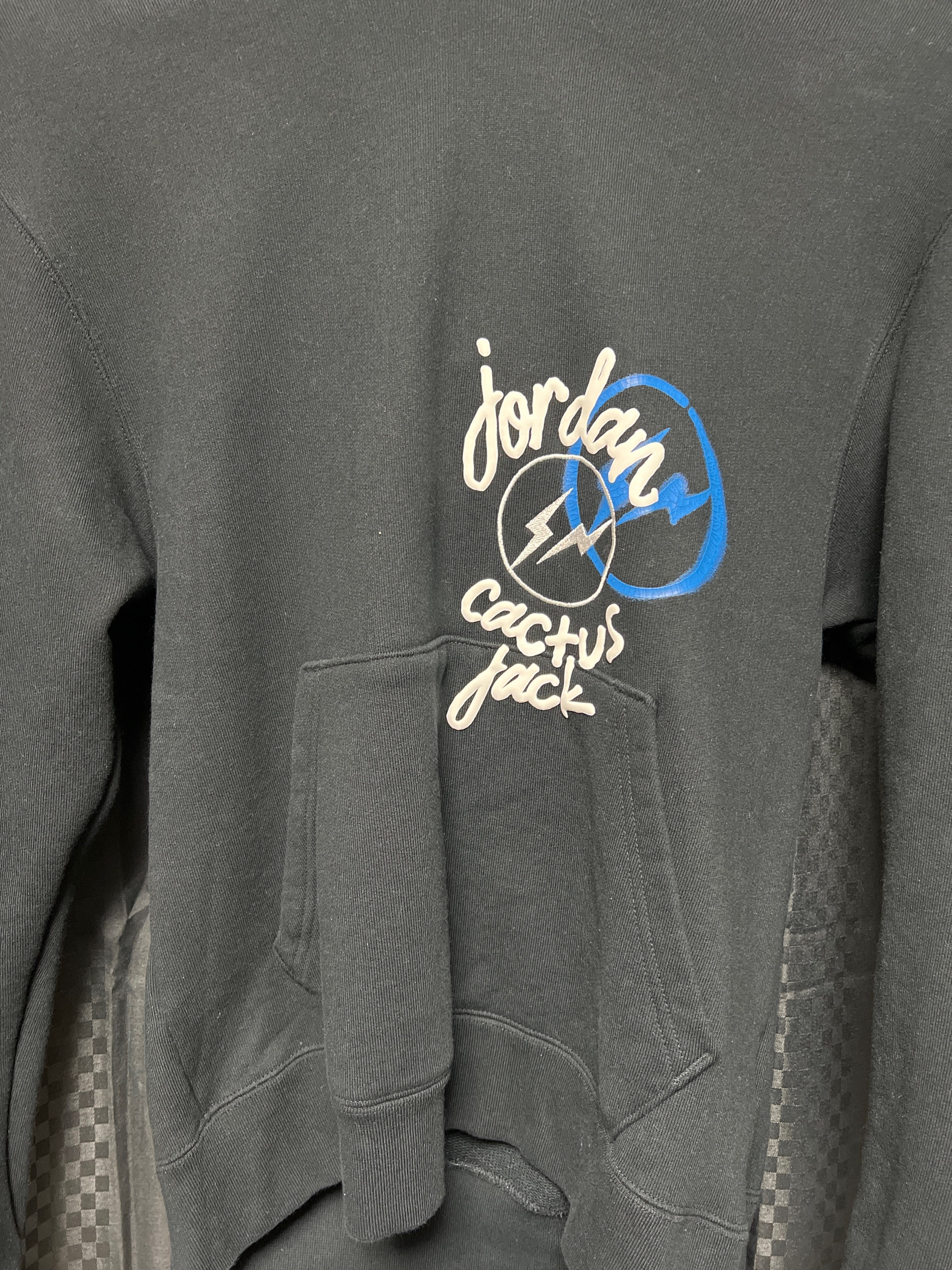 Air Jordan Travis Scott Fragment Hoodie "Black"