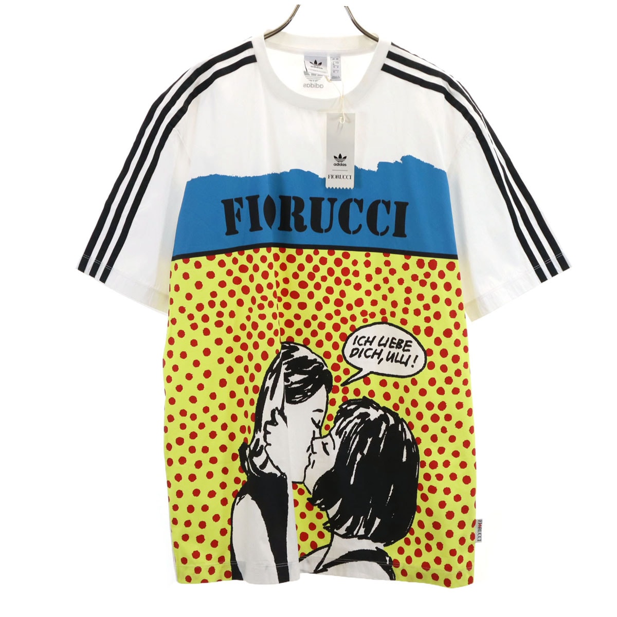 adidas Originals アディダスオリジナルス 未使用 FIORUCCI フィオルッチ コラボ 半袖 Tシャツ M ホワイト
