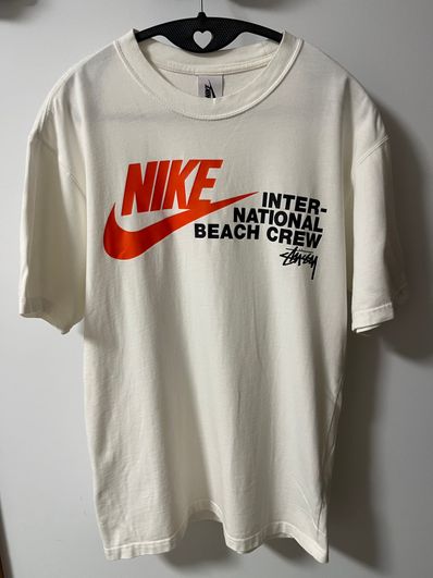 Nike x Stussy International Beach Crew T-Shirt "White"