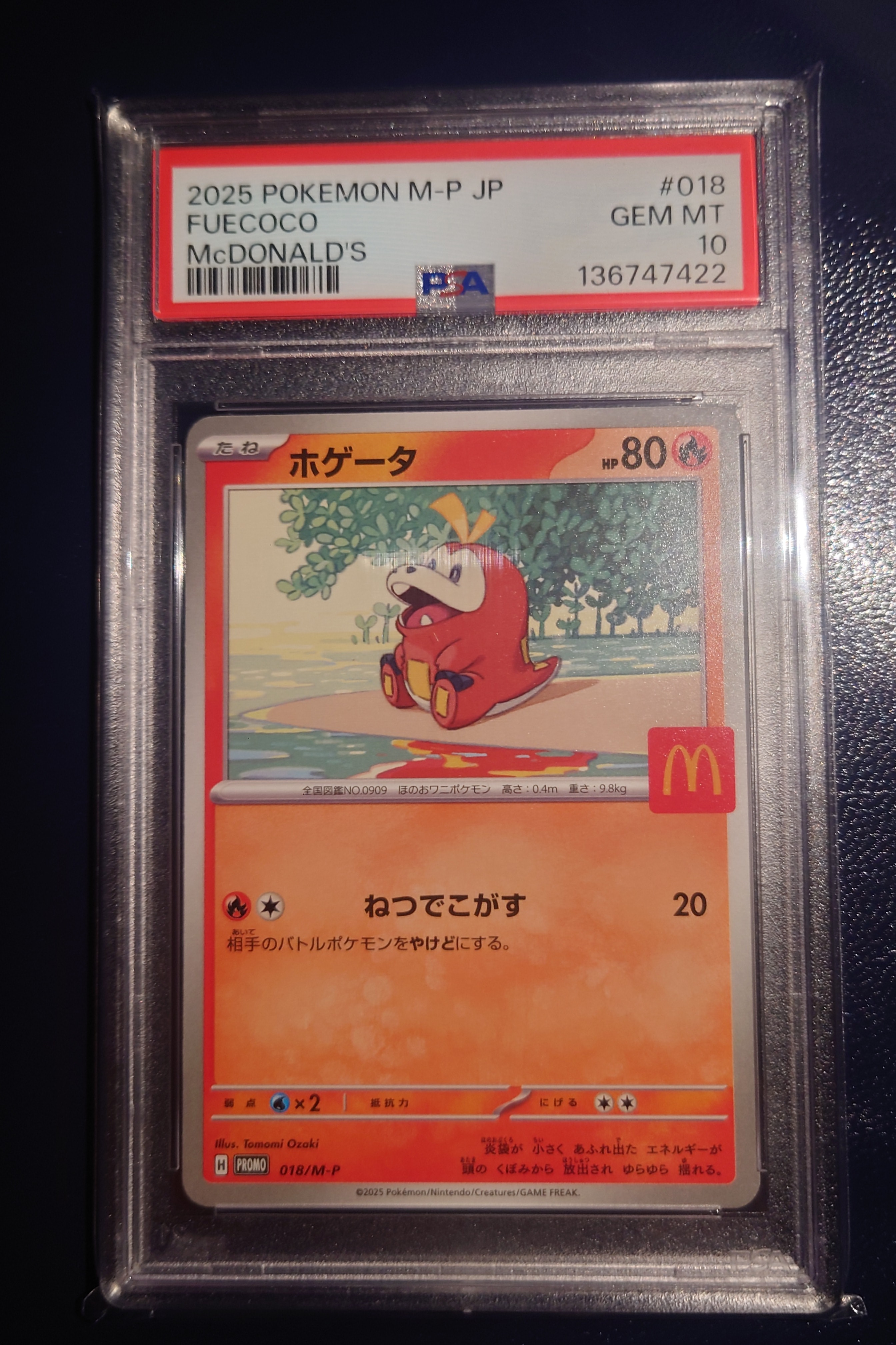 ★15時まで値下げ★マクドナルド ハッピーセット プロモカード 10パック PSA10】ホゲータ P [M-P 018](プロモカードパック「マクドナルド