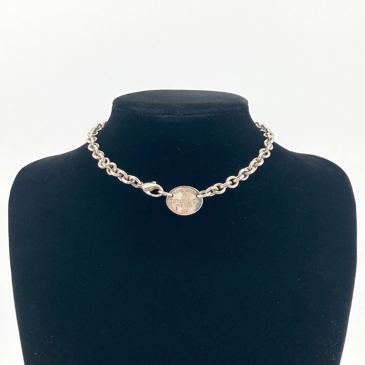 TIFFANY&Co.(ティファニー) リターントゥ オーバルタグ Ag925 ネックレス シルバー