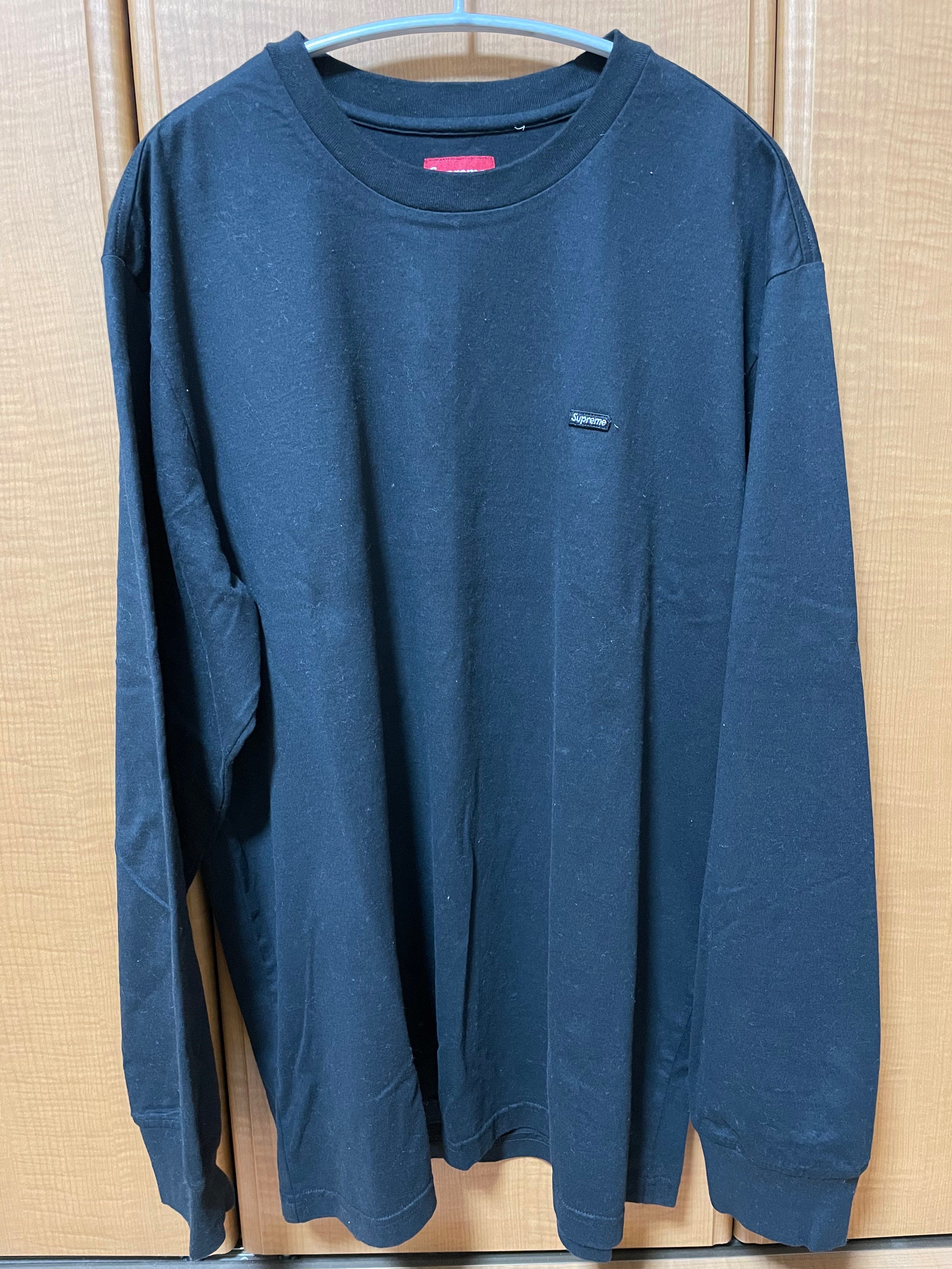 Supreme Small Box L/S Tee "Black"(21SS)
