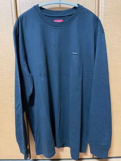 Supreme Small Box L/S Tee "Black"(21SS)