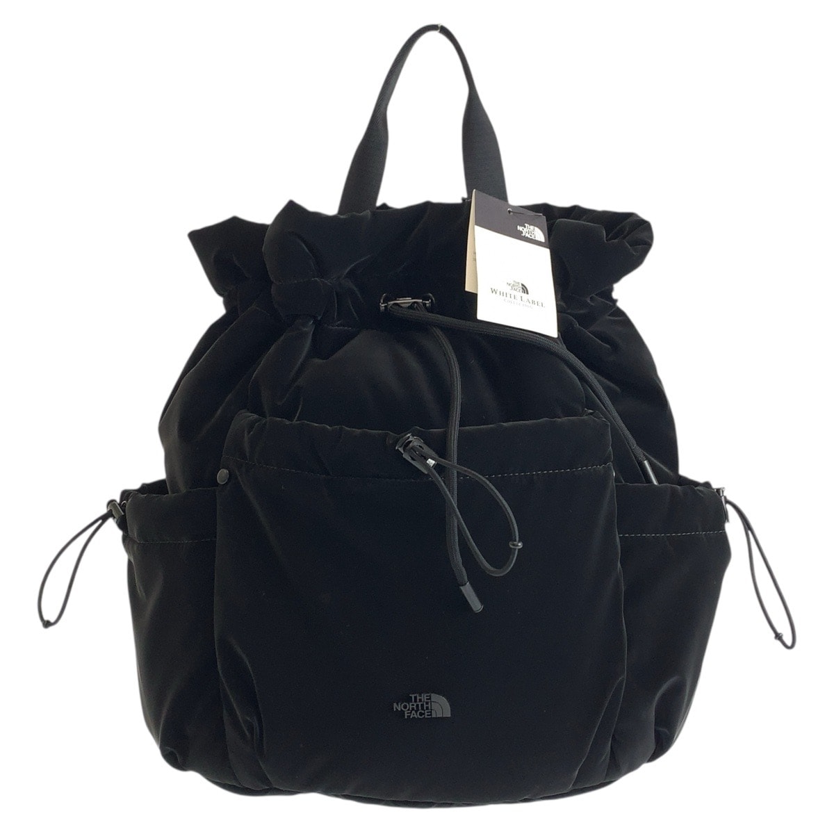 新品未使用 THE NORTH FACE ザ ノースフェイス 2way 巾着型 ボニーパックMパデッド ブラック 黒 ナイロン リュック バックパック ショルダーバッグ 506720 【中古】