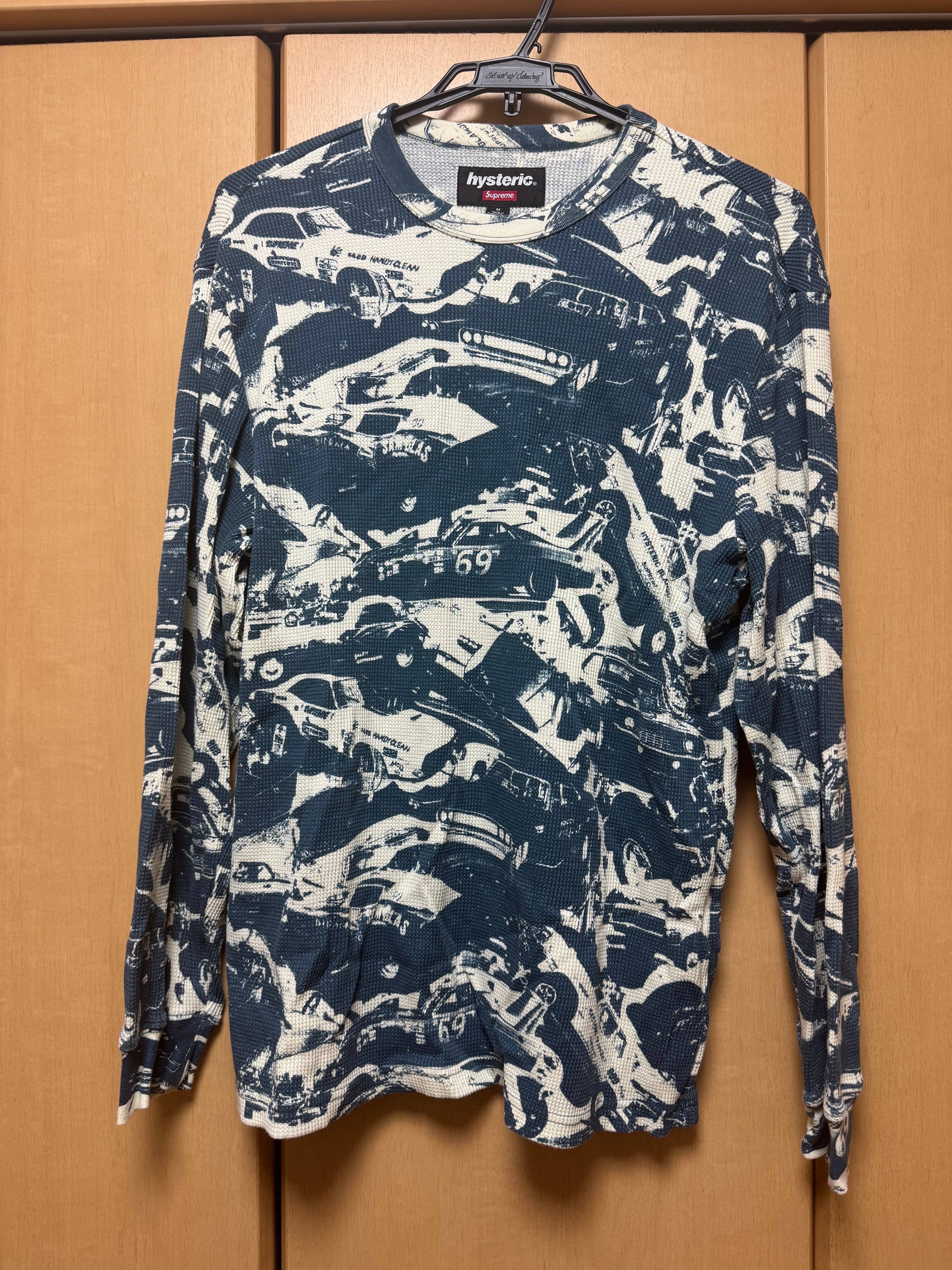 Supreme x HYSTERIC GLAMOUR Cars Thermal "Navy"