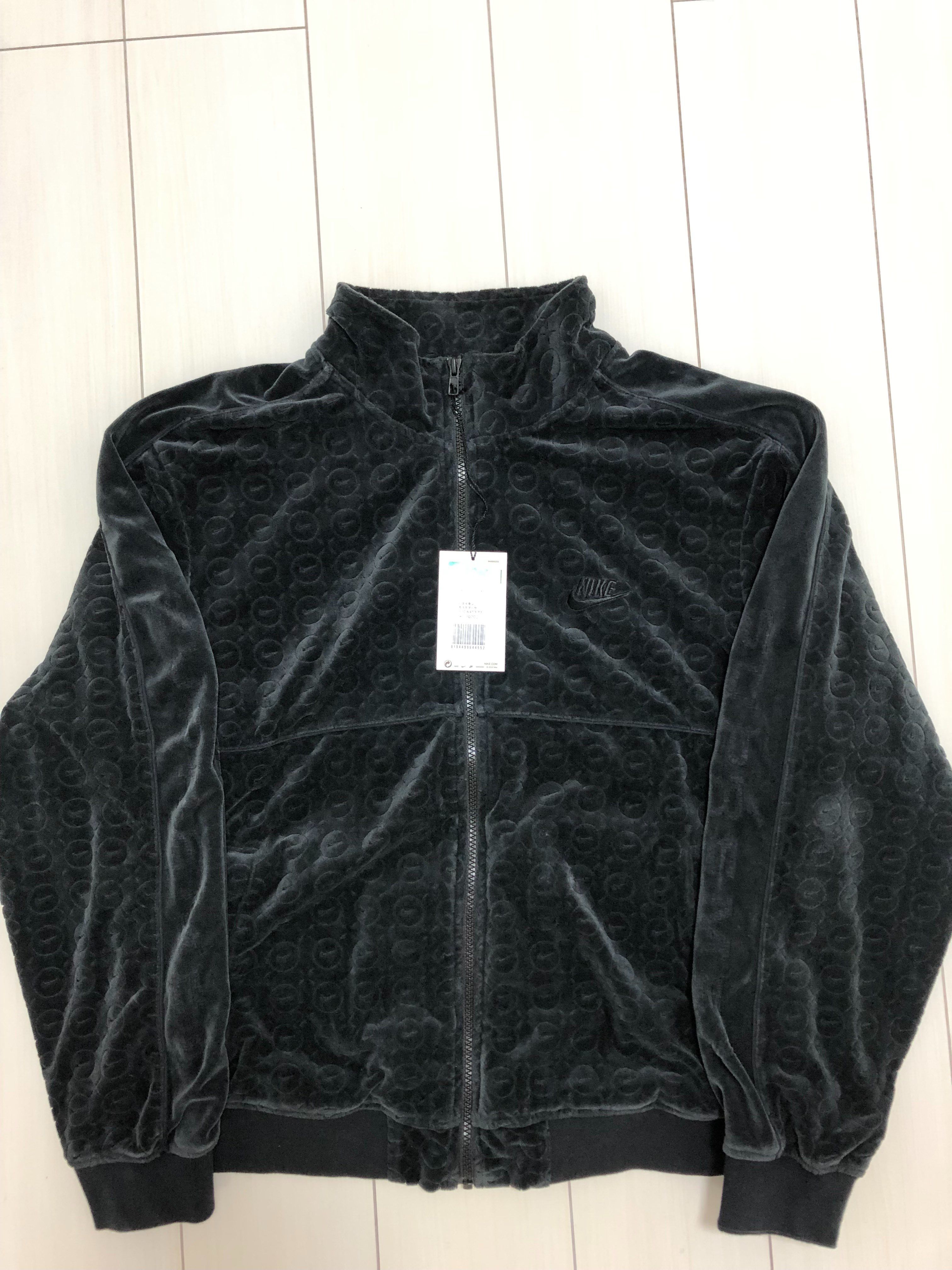 Supreme / Nike® Velour Track Jacket "Black"