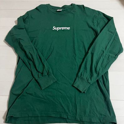 Supreme Box Logo L/S Tee "Green"