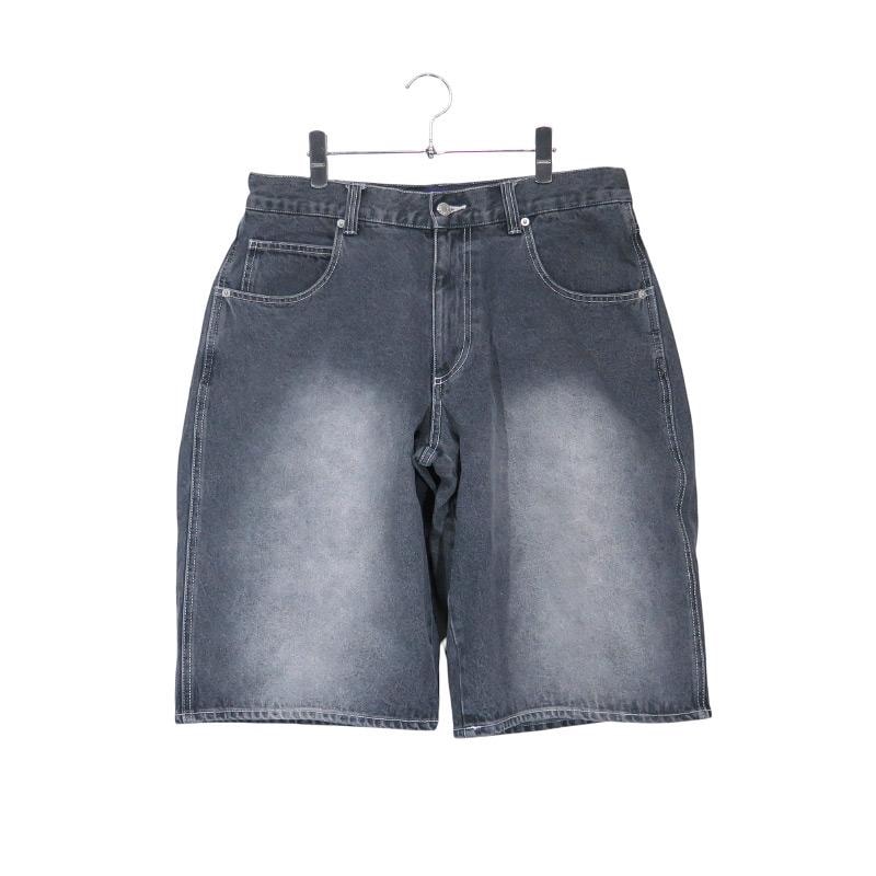 BlackEyePatch OG Dragon Baggy Denim Shorts "Black"
