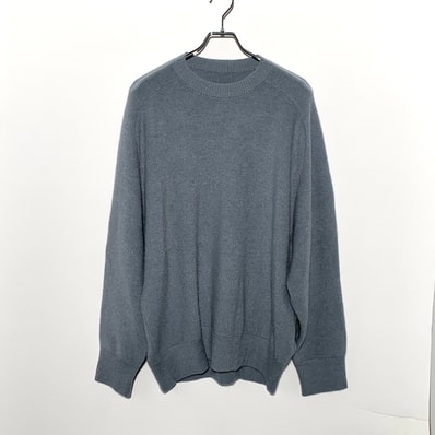 stein EXTRA FINE KID MOHAIR LS KNIT "Blue" 23SS