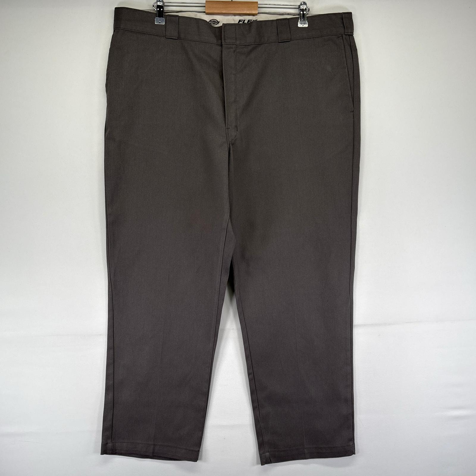 古着 ディッキーズ Dickies パンツ 874 ワークパンツ チノパン ジッパーフライ ワンポイントロゴ 大きいサイズ w44 L30  グレー系 メンズ
