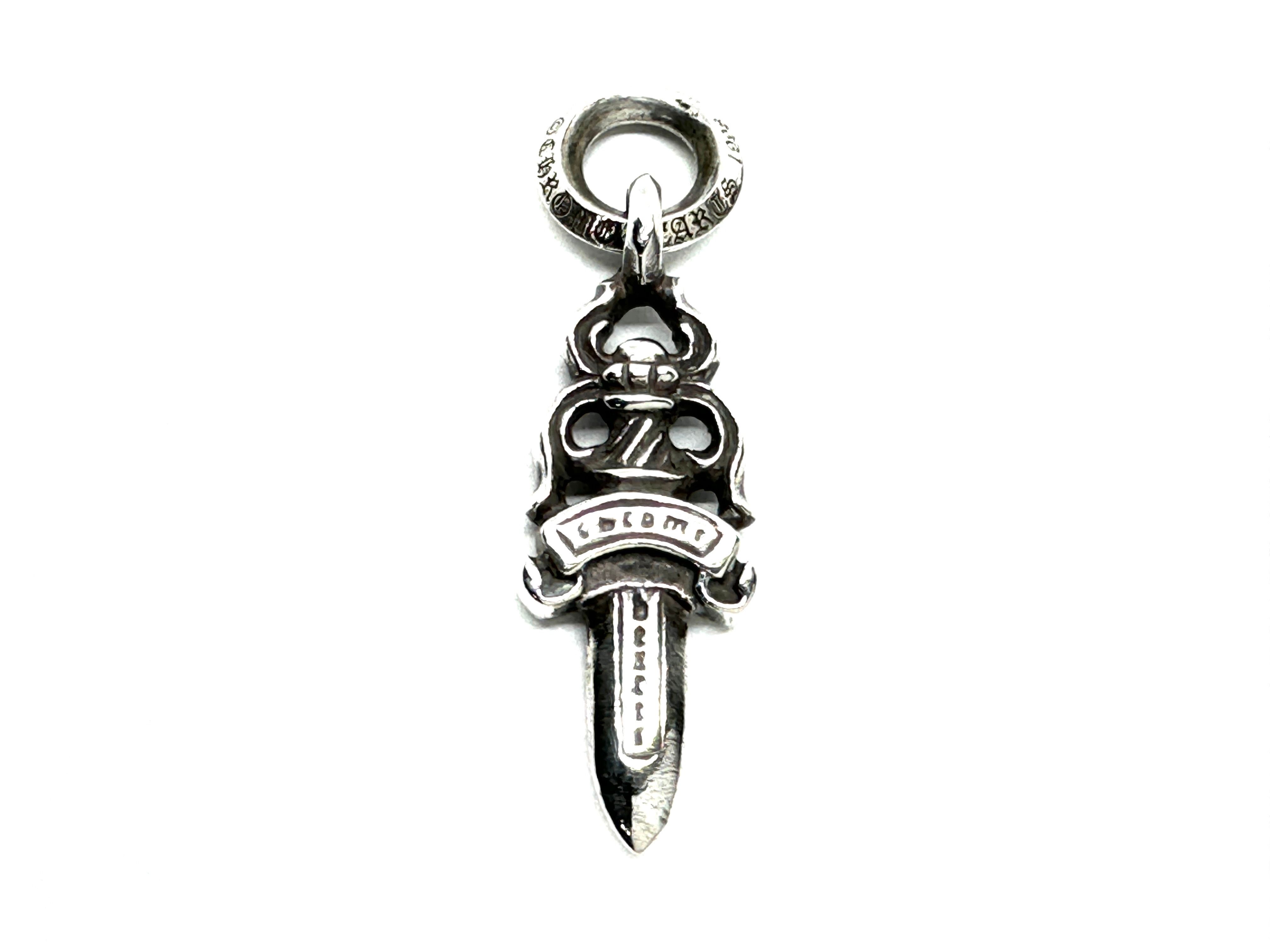 Chrome Hearts # 5 Dagger Charm "Silver"