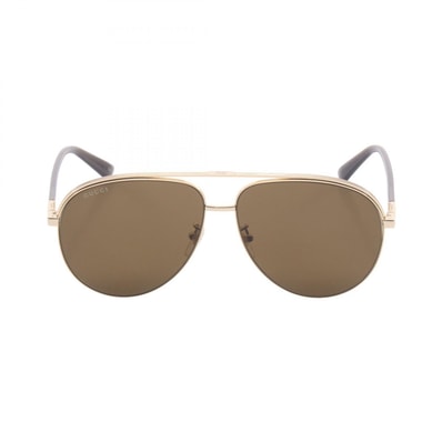 グッチ GUCCI サングラス 衣料品 GP / プラスチック メンズ ゴールド系 / ブラウン系 GG1098S002 【新品】