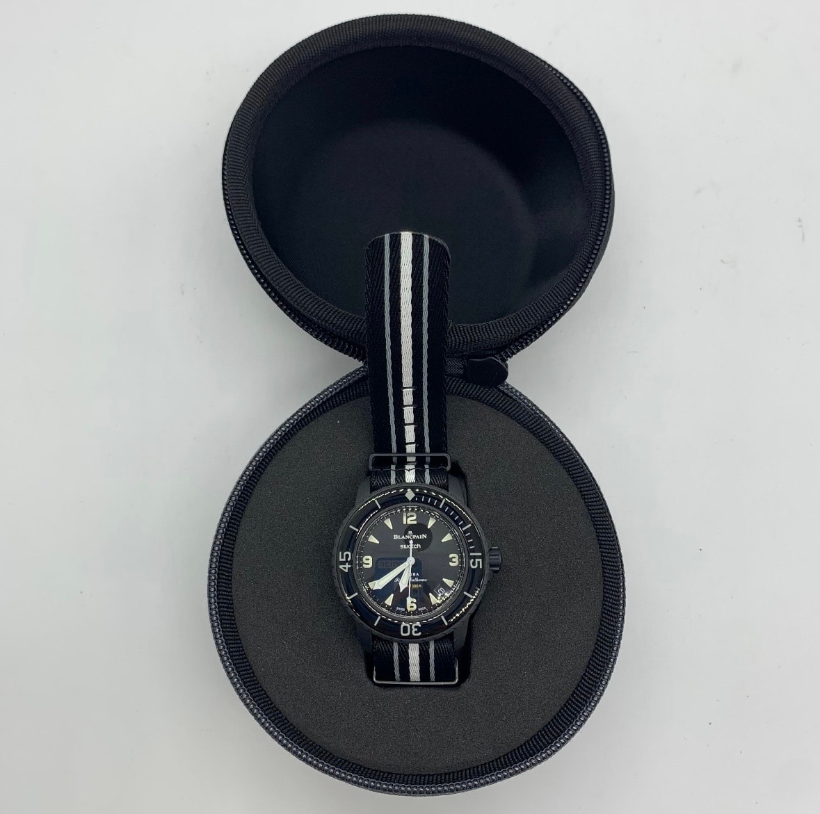 ブランパン x スウォッチ コレクション "オーシャンオブストーム" SO35B400