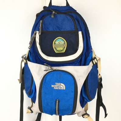THE NORTHFACE/ノースフェイス リュックサック/デイバッグ 青/ブルー ポケット多数 backpack/bag/管NO.sB25-31