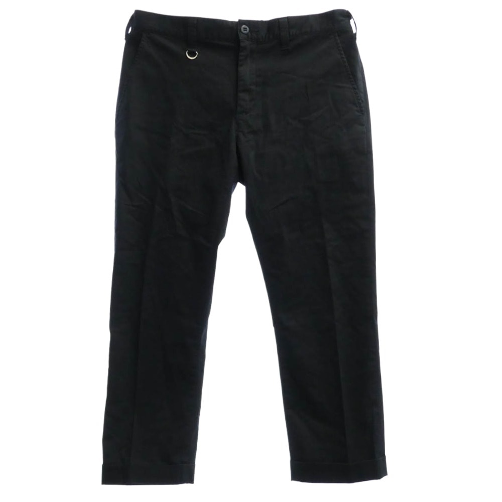 SOPHNET. ソフネット パンツ 14AW SOPH-145089 ANKLE CUT PANT シンチバック アンクル カット テーパード パンツ ネイビー系 L【中古】