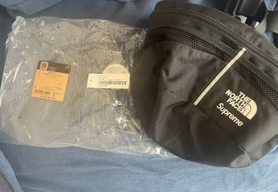 Supreme x The North Face Split Waist Bag "Black" NM72400I / NF0A875G