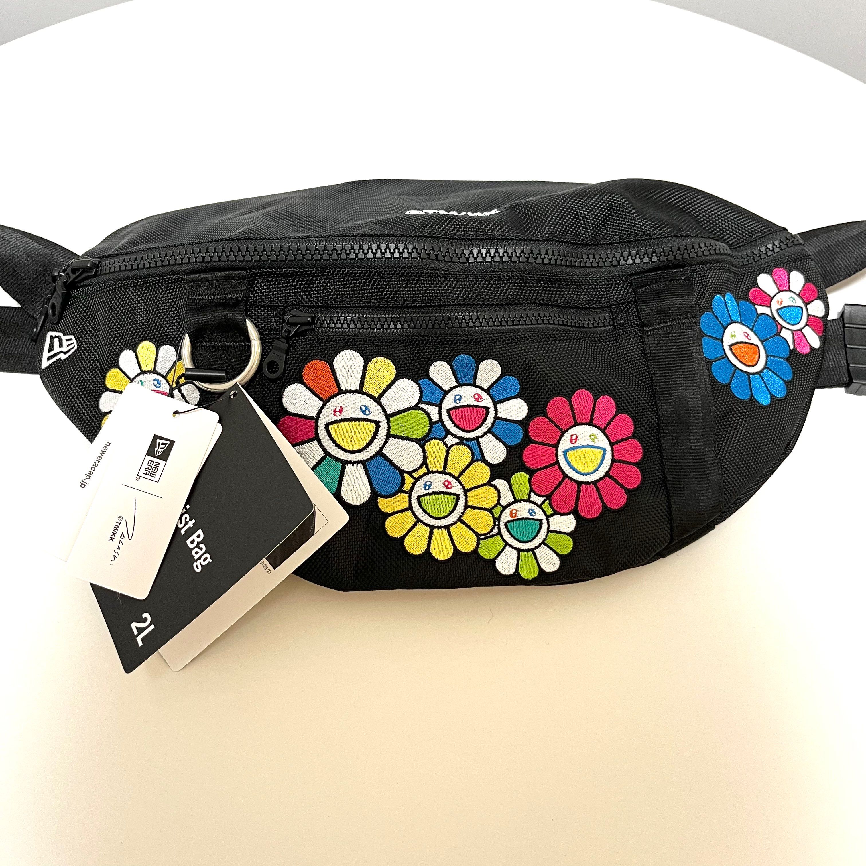 NEW ERA TAKASHI MURAKAMI WAIST BAG FLOWER "Black"