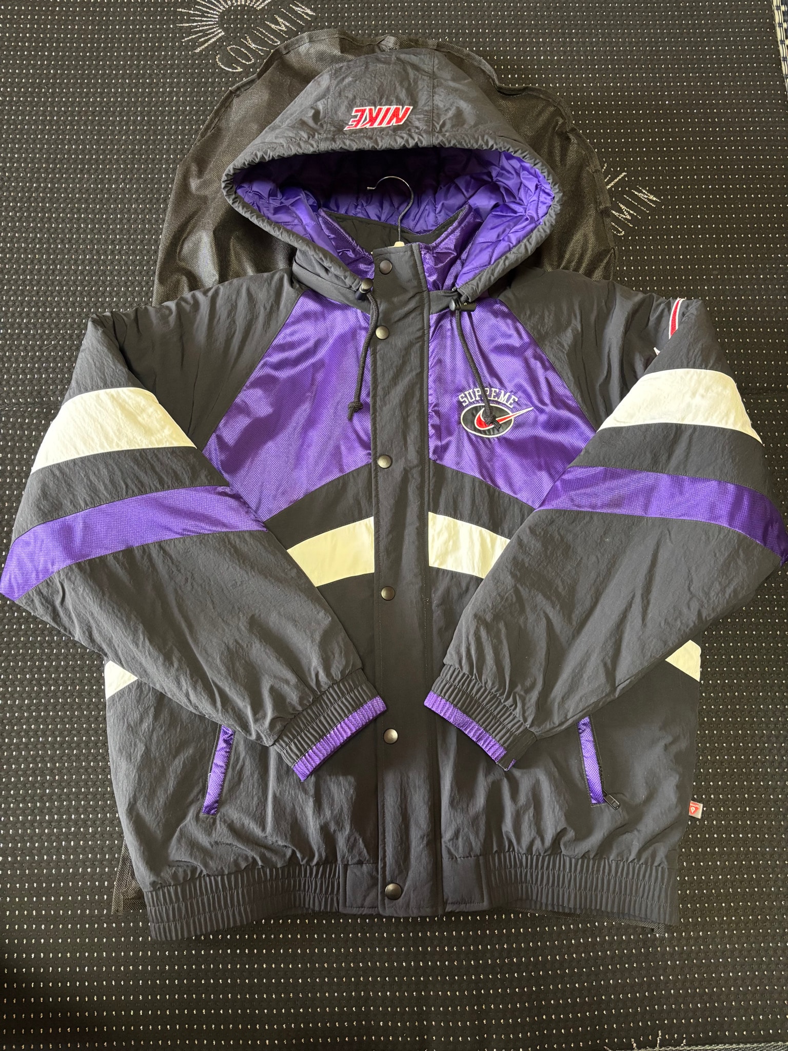 Supreme x Nike Hooded Sport Jacket "Purple"
