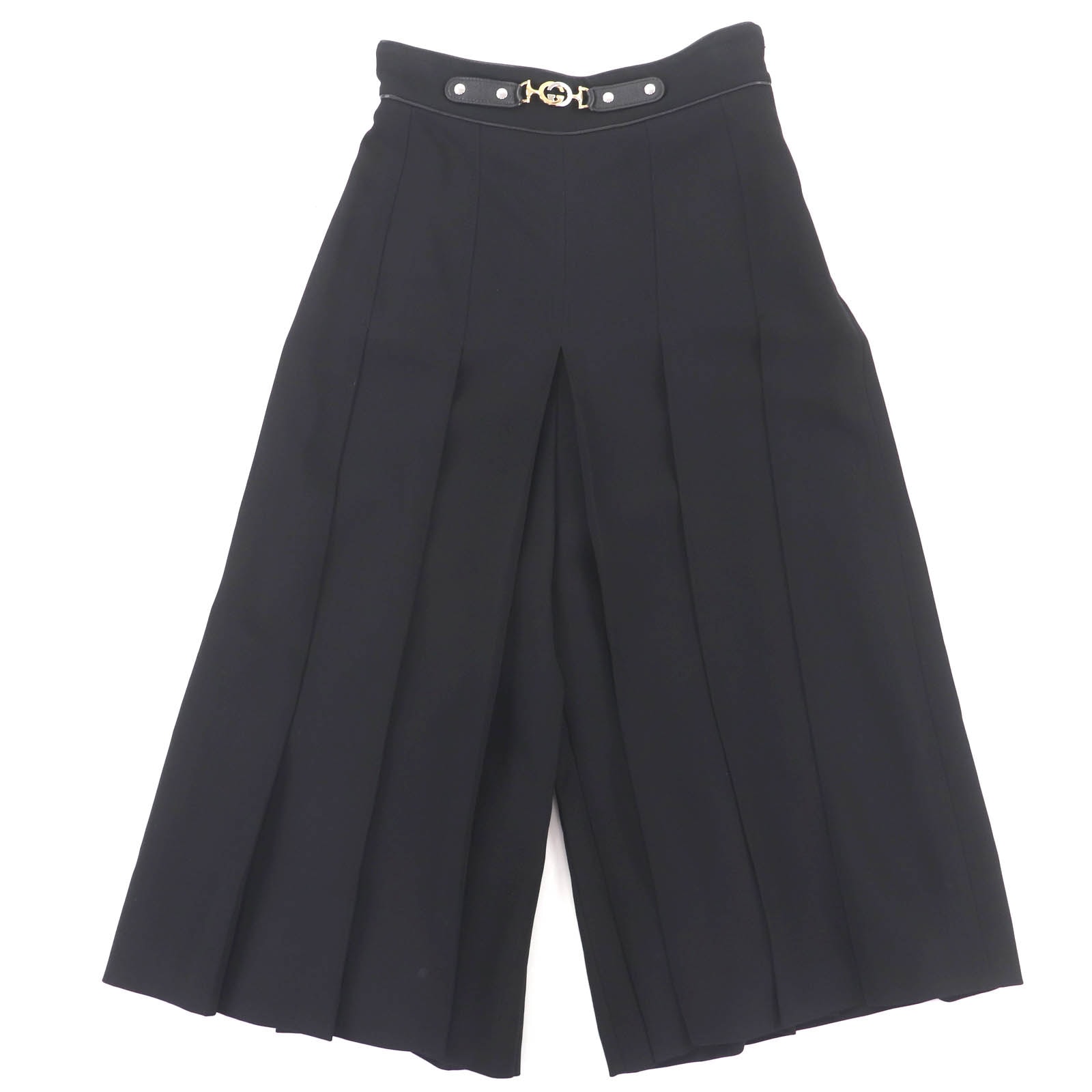 極美品 グッチ パンツ ブラック レディース 36 596968