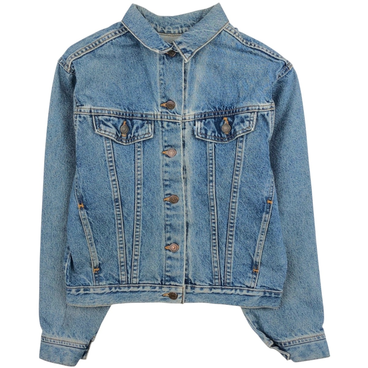 古着 90年代 リーバイス Levi's 37466-0214 デニムジャケット Gジャン USA製 レディースXL相当 ヴィンテージ/eaa625765