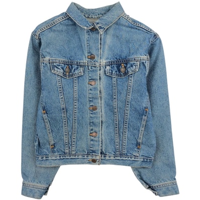 古着 90年代 リーバイス Levi's 37466-0214 デニムジャケット Gジャン USA製 レディースXL相当 ヴィンテージ/eaa625765