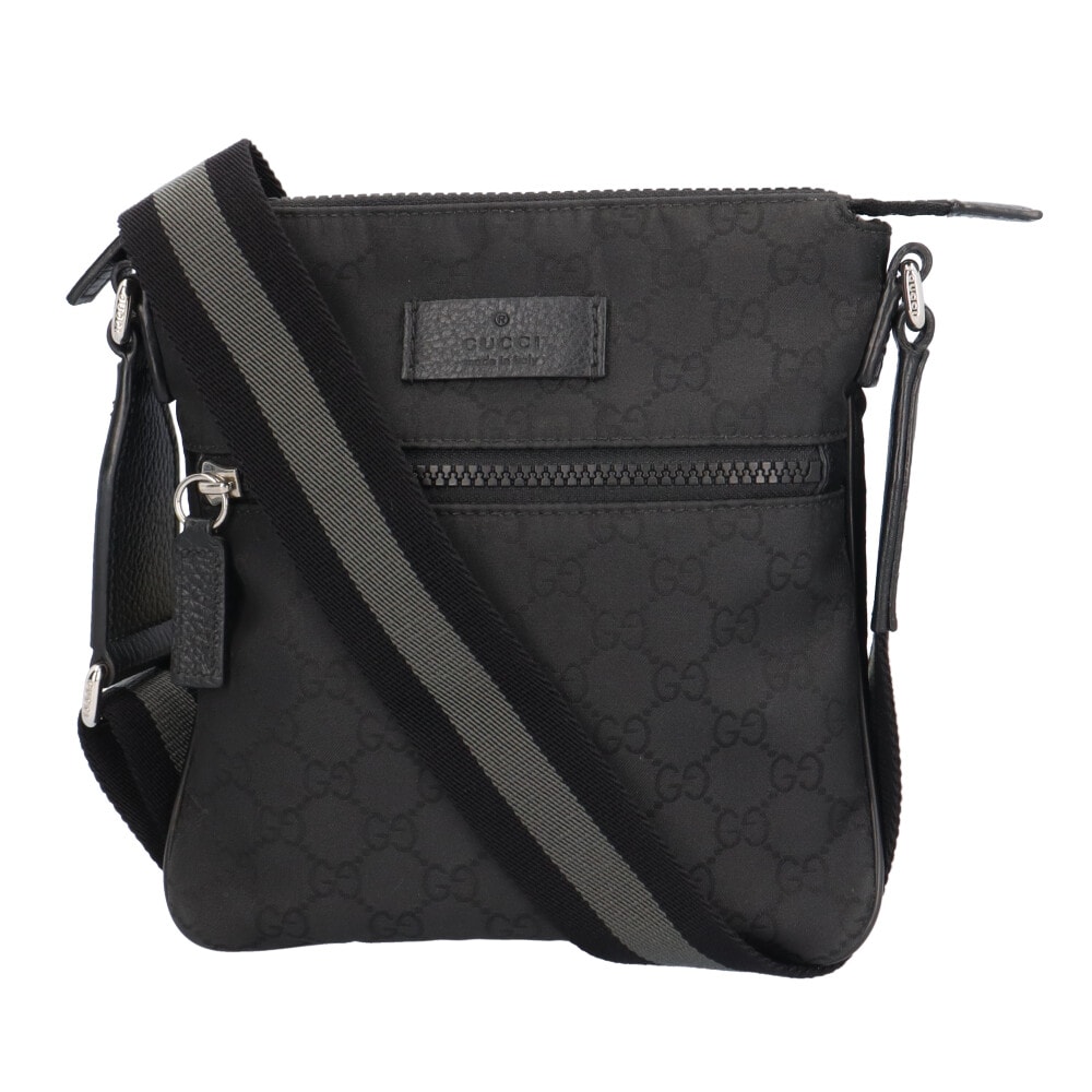 グッチ アウトレット品 ショルダーバッグ 449183 ブラック ユニセックス GUCCI  中古