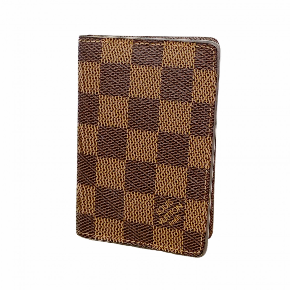 ★SALE【6fd5129-k】ルイヴィトン カードケース ダミエ オーガナイザードゥポッシュ N61721 エベヌ【中古】メンズ レディース ユニセックス