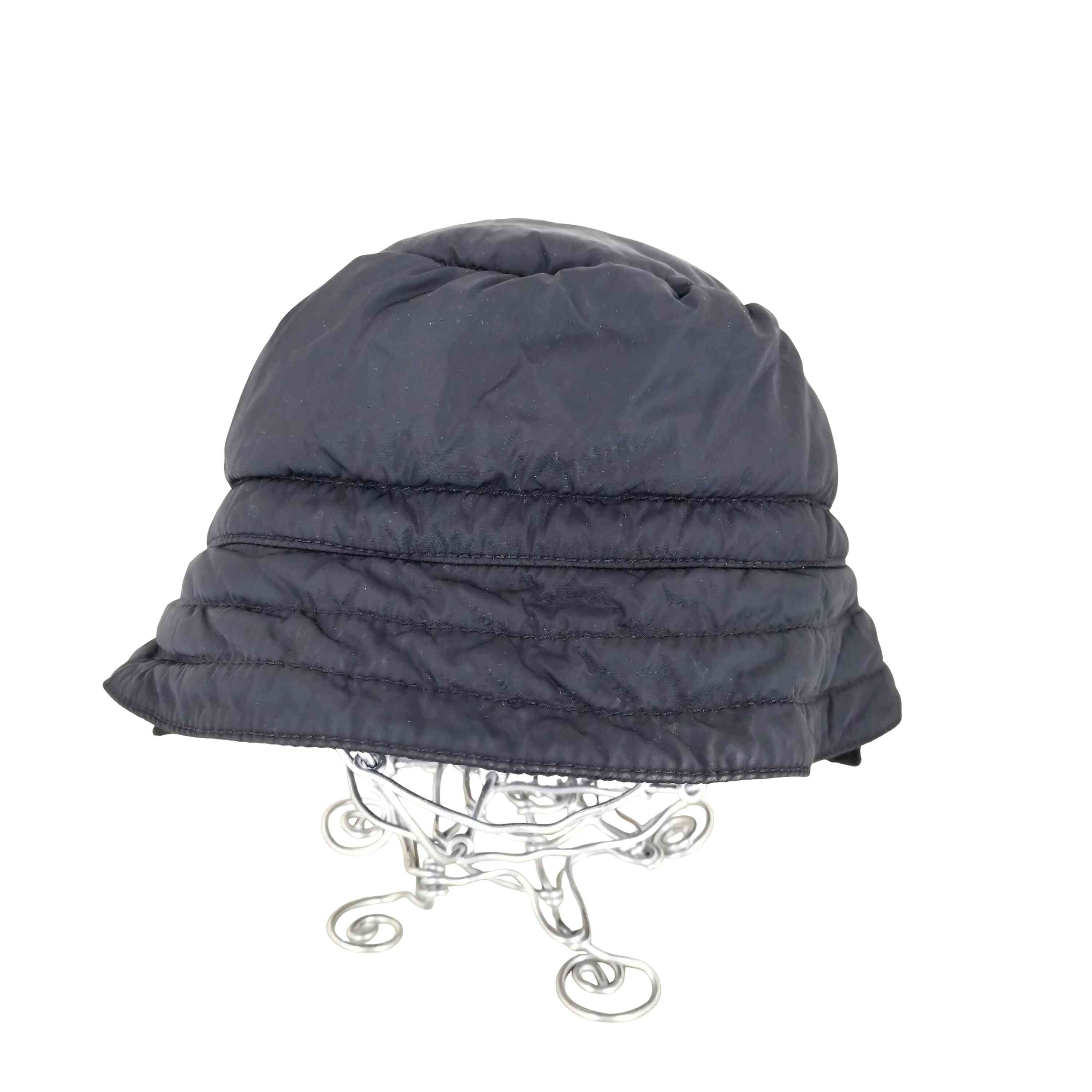 SPORT ナイロンバケットハット フリース耳当て付き ラバーロゴパッチ【1142097827258】