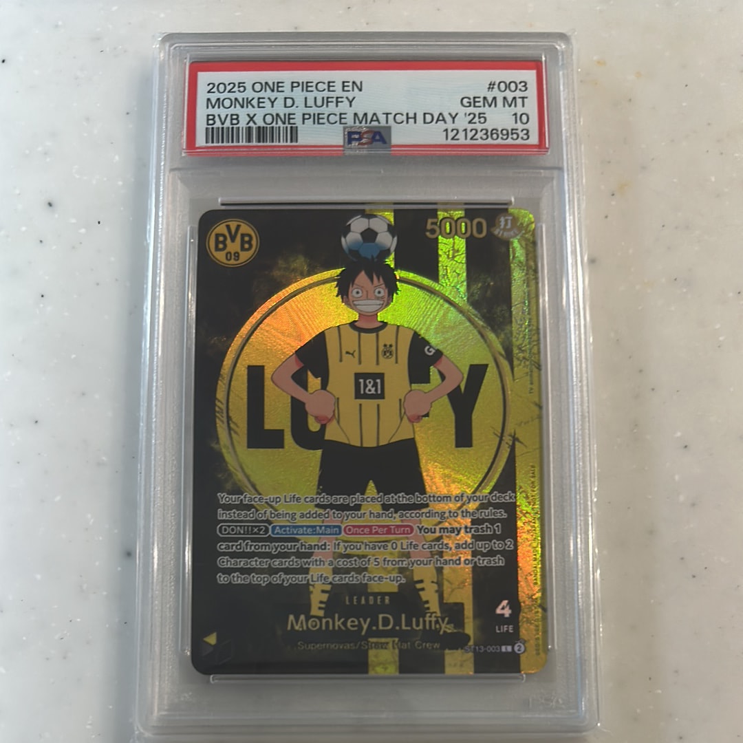 PSA10】モンキー・D・ルフィ L [ST13-003](プロモーションカード