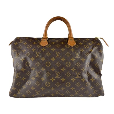 ルイ ヴィトン LOUIS VUITTON ハンドバッグ モノグラム スピーディ40 モノグラムキャンバス ブラウン ゴールド ユニセックス M41522【中古】 z9832