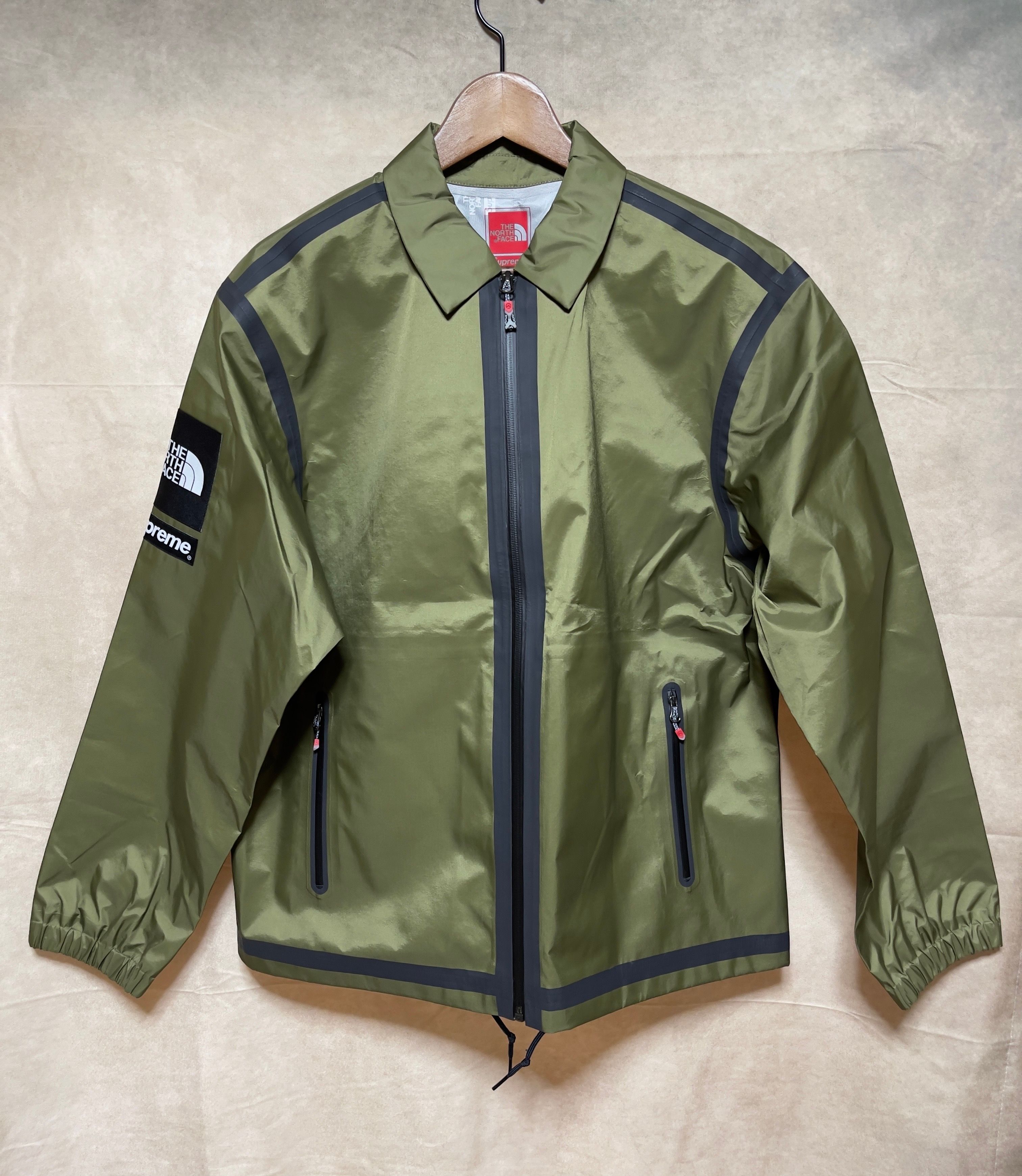 Supreme x The North Face Summit Series Outer Tape Seam Coaches Jacket "Olive"