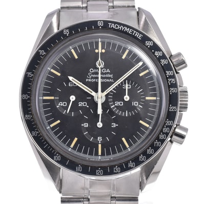 値下 オメガ OMEGA ST145.022 ヴィンテージ スピードマスター プロフェッショナル 下がりr Cal.861 メンズ 腕時計 O#148798