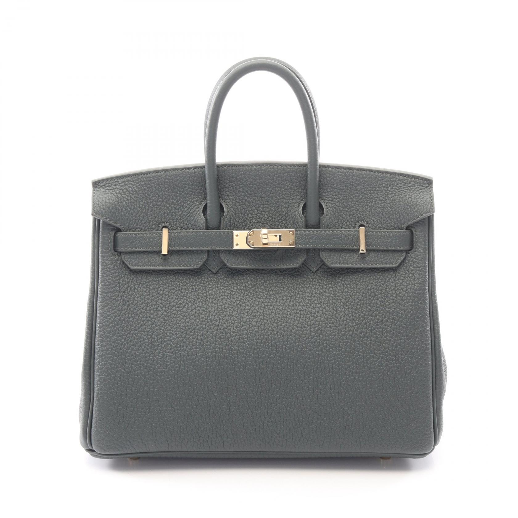 エルメス HERMES バーキン25 ヴェールマングローブ ハンドバッグ バッグ トゴ トゴ K刻印(2025年製造) レディース グリーン系 057208CP 【中古】