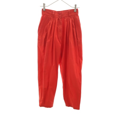 KENZO ケンゾー 90s 日本製 オールド ハイウエスト テーパードパンツ M レッド