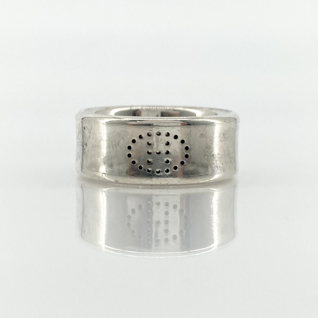 HERMES(エルメス) エクリプス リュバン Hイニシャルモチーフ Ag925 #11.5号 リング・指輪 8.17g シルバー