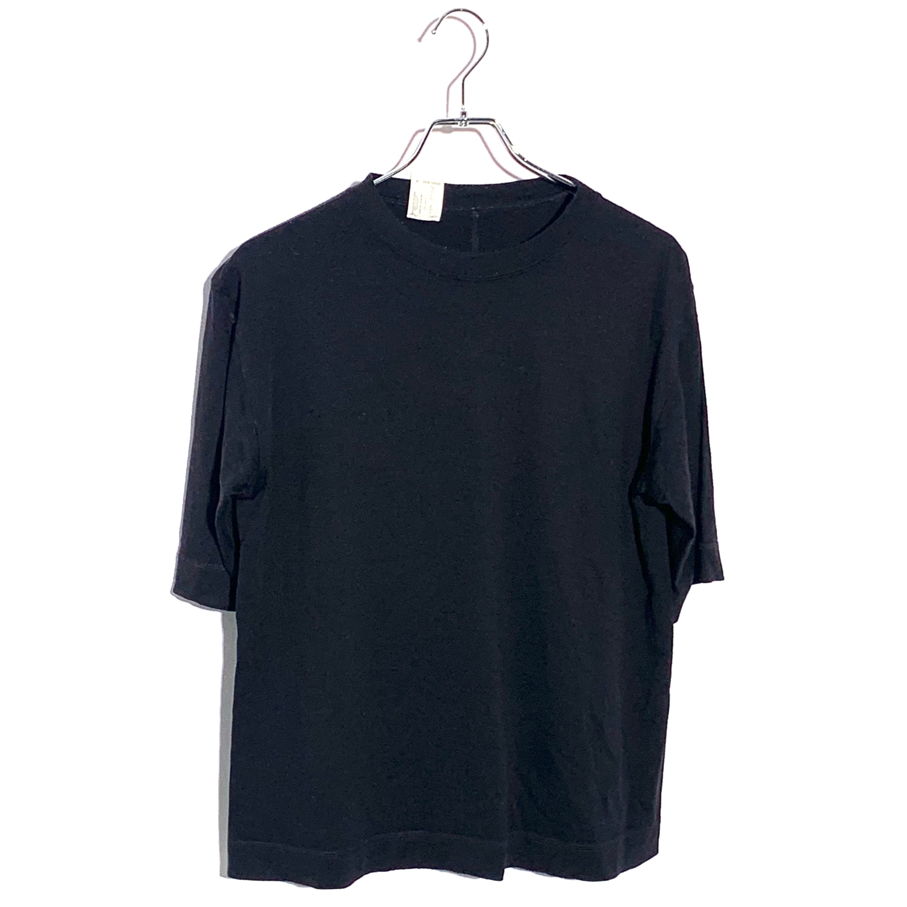 N.HOOLYWOOD 22rch WOOL CREW NECK HALF SLEEVE Black
