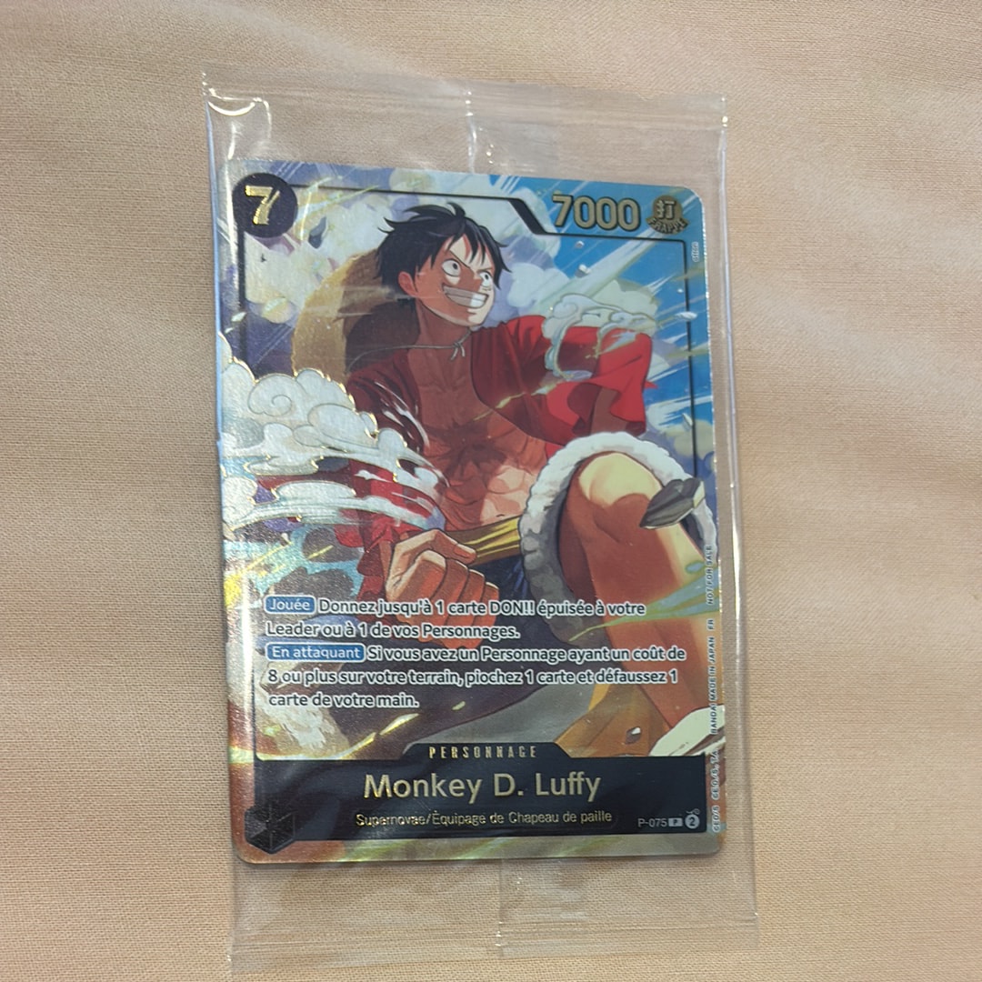 モンキー・D・ルフィ P [P-075]【英語版】(プロモーションカード