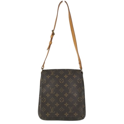 ルイヴィトン LOUIS VUITTON ミュゼット サルサ ショート ミュゼットサルサ M51258 モノグラム カバン 肩掛け フラップ ポシェット ショルダーバッグ モノグラムキャンバス ブラウン