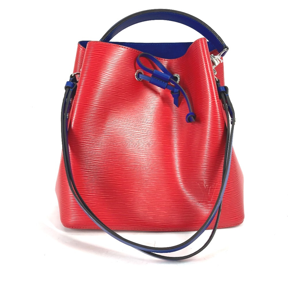 ルイヴィトン LOUIS VUITTON ネオノエ M54365 エピ バイカラー バケツ型 肩掛け カバン 2WAYバッグ ハンドバッグ ショルダーバッグ エピレザー コクリコ レッド 美品