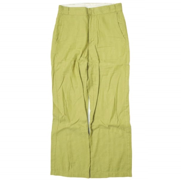 Pilgrim Surf+Supply ピルグリム サーフ+サプライ 23SS Kali Work Pants コットンリネンヘリンボーン ワークパンツ 37-24-0311-874 2 MUSTARD BEAMS ボトムス g14071