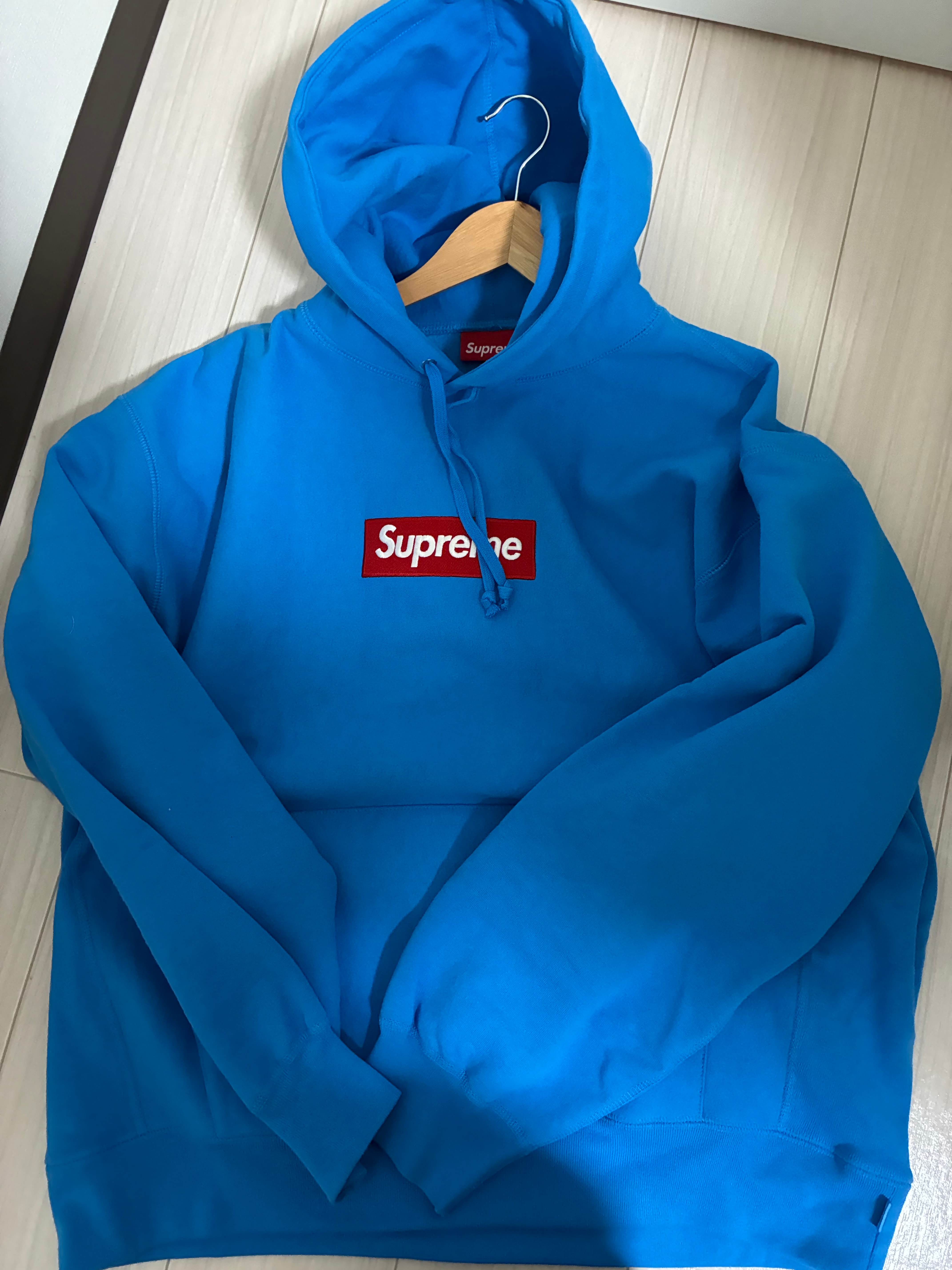 Supreme Box Logo Hooded Sweatshirt (25FW) "Cyan"