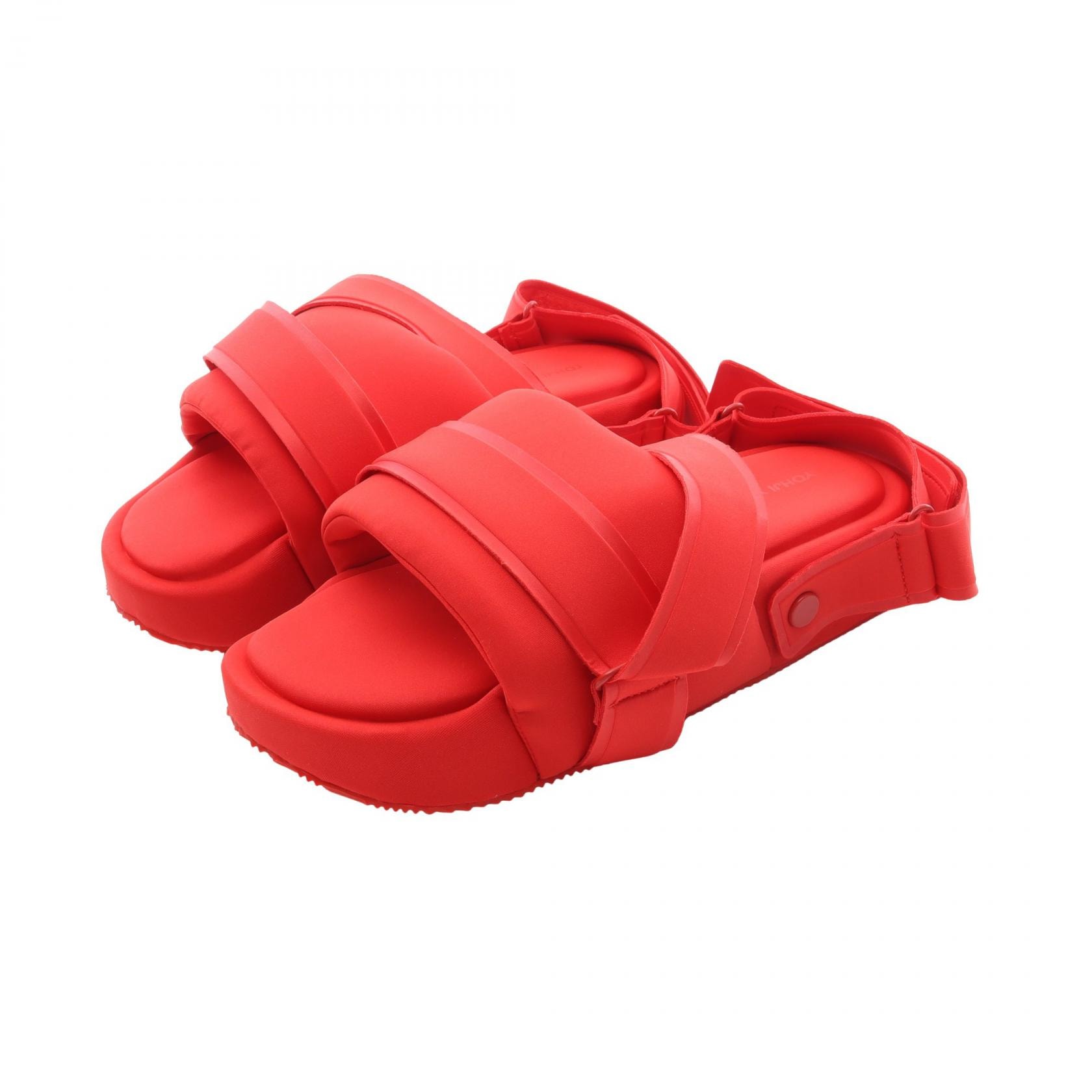 ワイスリー Y-3 プラットフォーム サンダル 靴 ファブリック メンズ レッド系 EH1741 【中古】