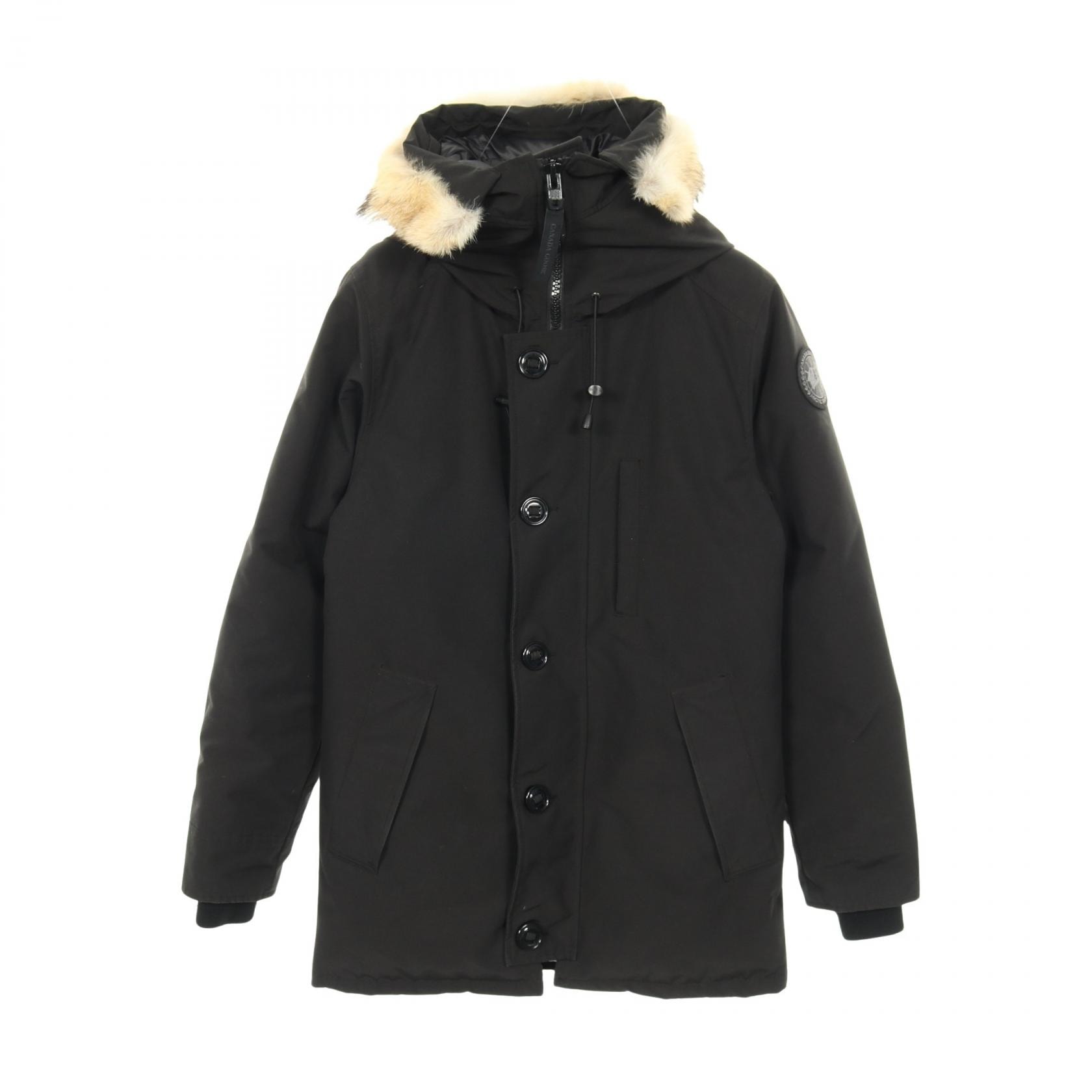 カナダグース CANADA GOOSE CHATEAU PARKA BLACK LABEL HERITAGE シャトー パーカー ダウンジャケット 衣料品 アウター ポリエステル メンズ ブラック系 【中古】