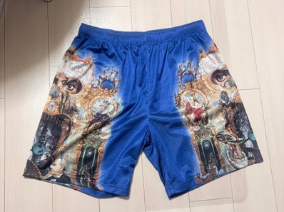 Supreme x Michael Jackson Dangerous Mesh Short "Royal"