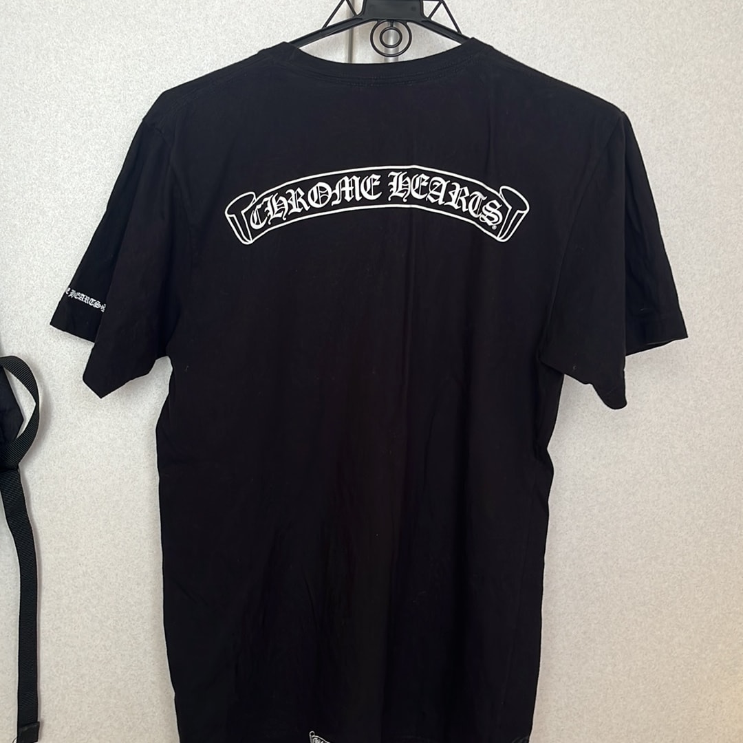 Chrome Hearts Scroll Label Print T-Shirt "Black"