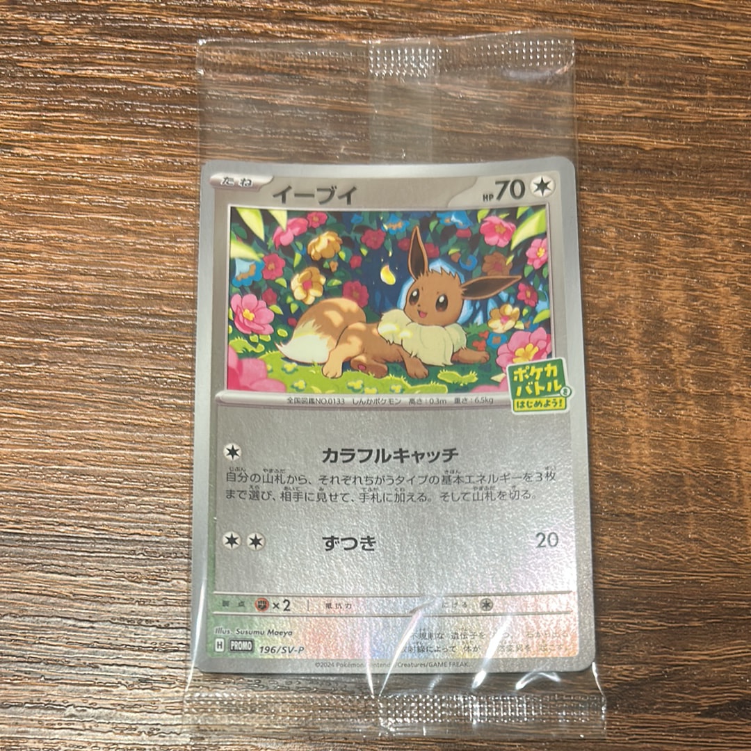 イーブイ P [SV-P-SM 196](プロモカードパック「ポケカバトルをはじめよう!キャンペーン」)