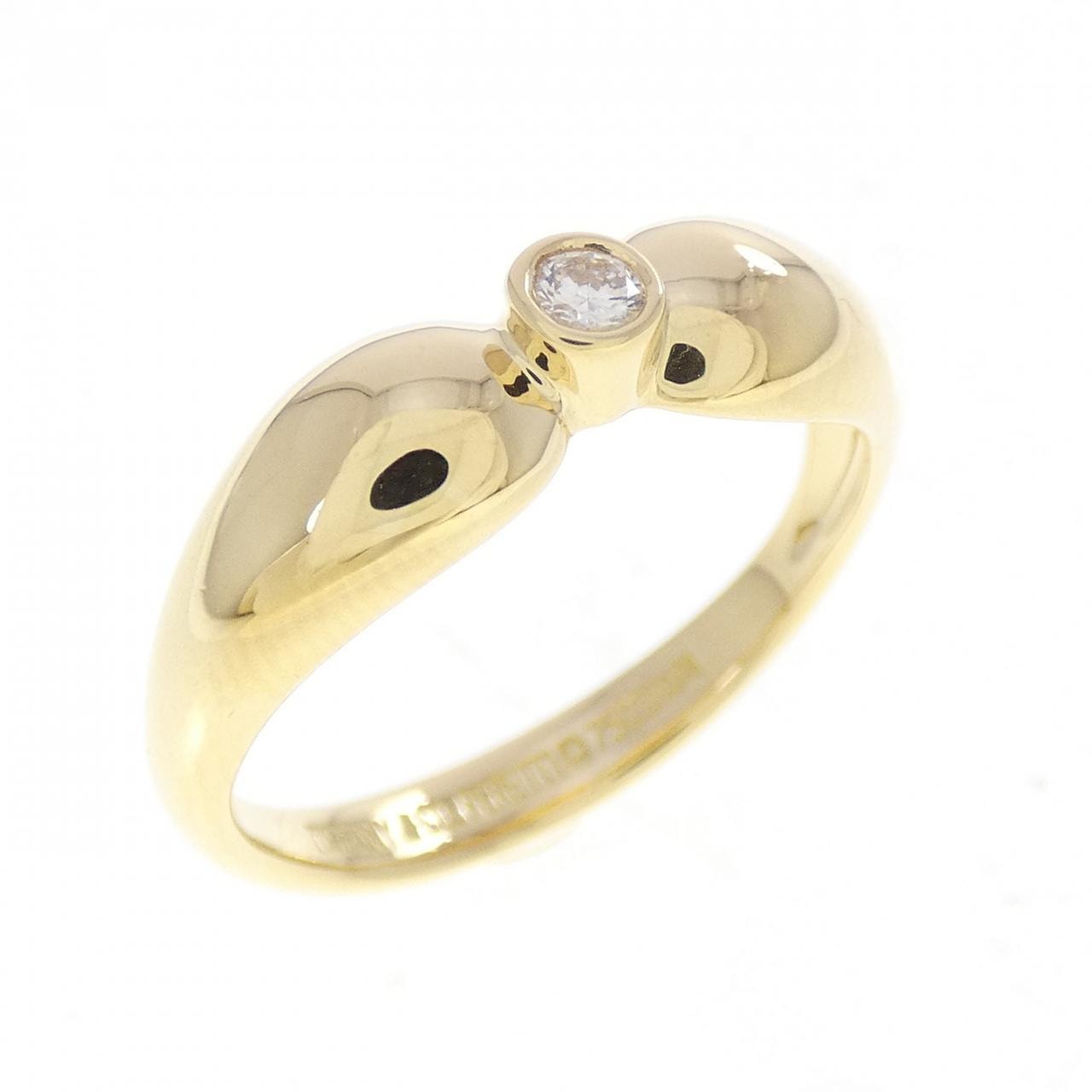 ティファニー ダブルティアドロップ リング