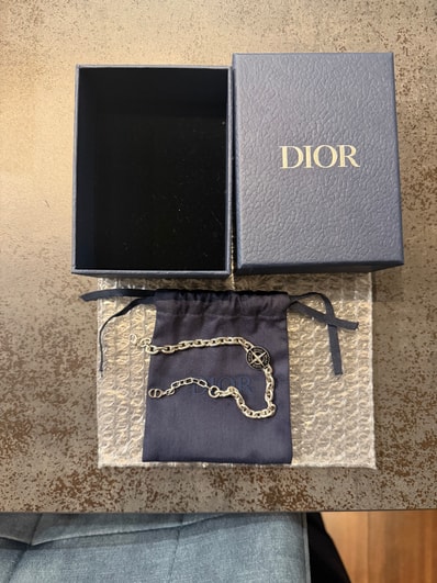 Dior x Stone Island Bracelet Brass and Resin "Black"