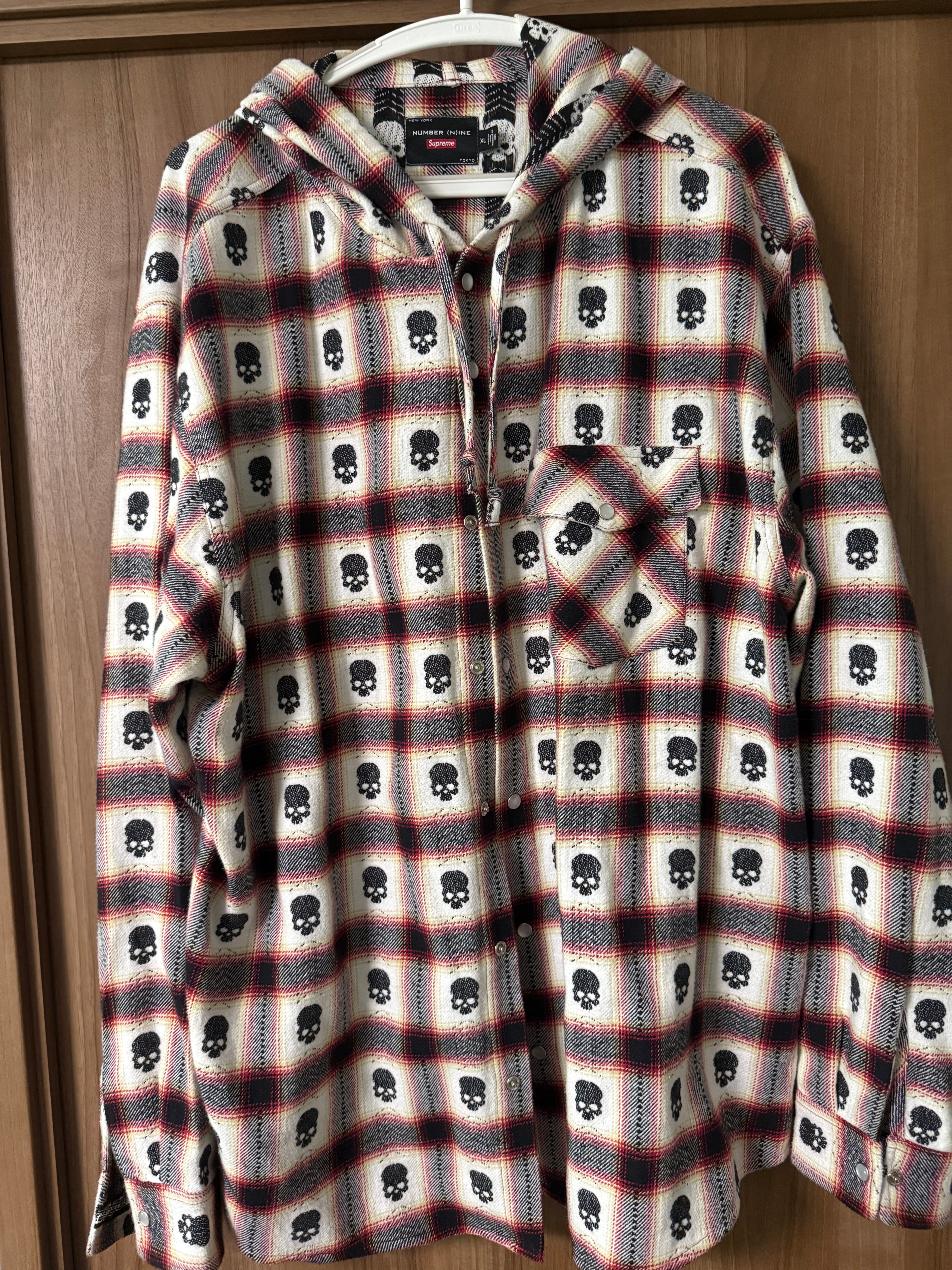 Supreme Hooded Flannel Shirt 