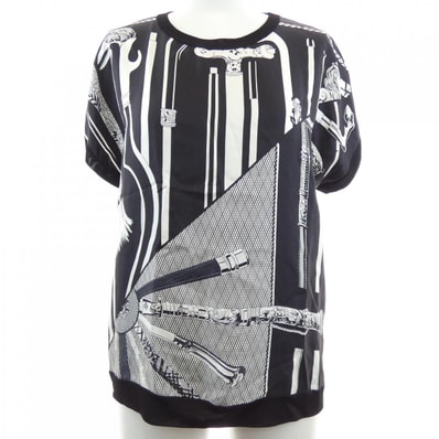 エルメス HERMES CANNES ET CANNES *17-7761 ツイルレーヌ トップス